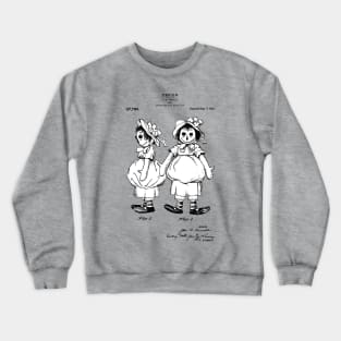 Raggedy Ann Doll Patent. Real Annabelle haunted or possessed doll - SBpng Crewneck Sweatshirt